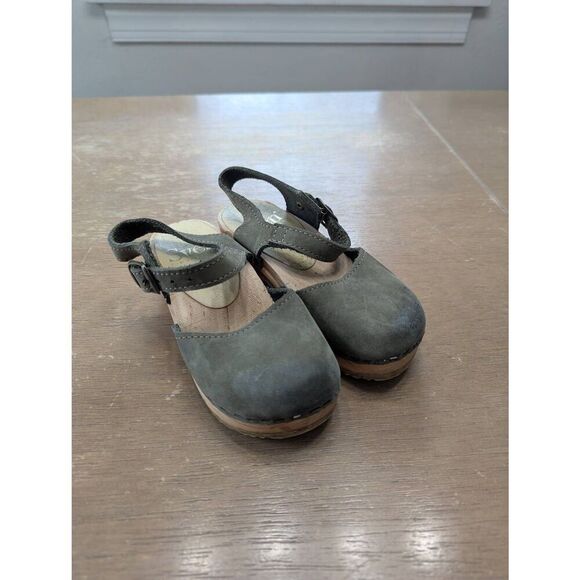 Sven Original Wooden Clogs kid's size 27 (10) olive green Non-bendable - Picture 1 of 8
